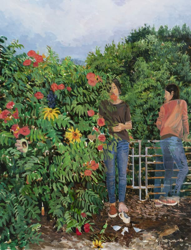 최모민, 〈대화〉, 캔버스에 유채, 193x150cm, 2019