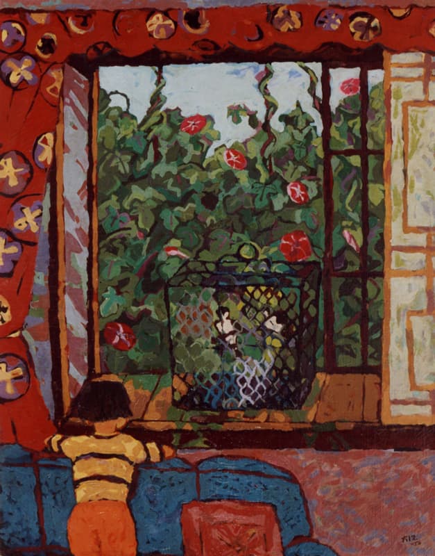 이대원, 창변, 1956, 캔버스에 유채, 116x91cm, 서울시립미술관 소장