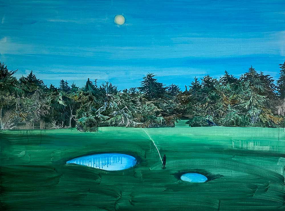 박효빈, Blue, 2020, Oil on canvas, 97x130cm