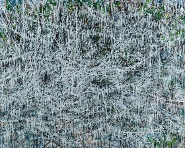 한진 Jin Han  아득한 울림 #3 Sound from a Distant Space #3  2016-2017  Oil on canvas  130.5 x 162 cm