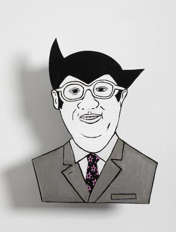Jiri Votruba, Tezuka Osamu_acrylic on PVC board_(h)45cm_2012