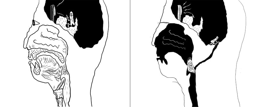 심래정_Hand Drawing Animation, Single Channel Video Projection, 2Channel stereo, 2020 (음악_KIN)