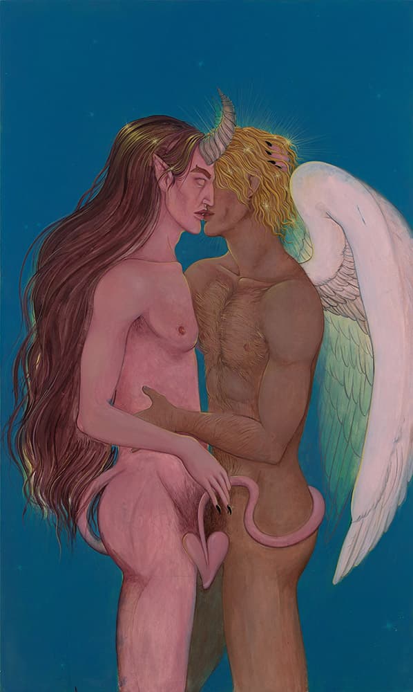 제레미, <기적(The Miracle)>, 2023. 캔버스에 아크릴릭, 200 x 120 cm.  Courtesy PERES PROJECTS, Berlin, Seoul, and Milan