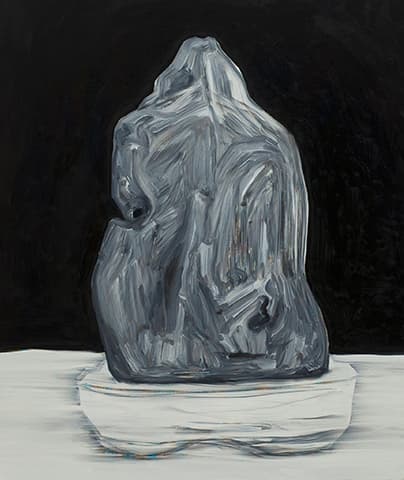 신하정, 뒷모습, 72.7x60.6, 캔버스에 유화,콘테, 2017