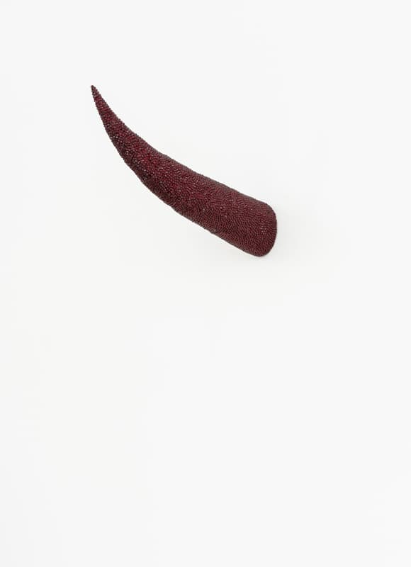 박소영, 뿔나다 angry, 2019, cubic, aluminum net, 31×42×10㎝