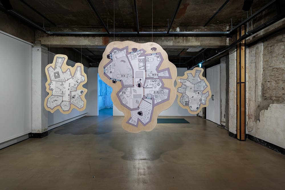 컨템포로컬_행복한 우리집_어반소사이어티(협업)_합판에 디지털인쇄_2022_ⓒArt Centre Art Moment. All rights reserved.