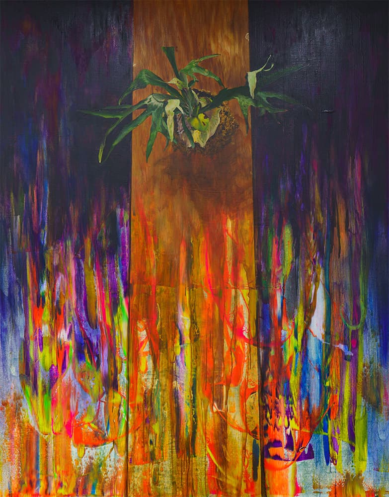 Hunting Trophy_ aclylic & oil on linen, 227.3 x 181.8cm, 2021