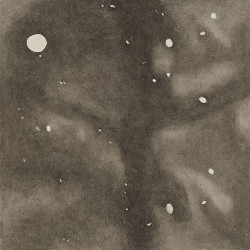 김민지, 나(2)_한지에 먹_60.6x60.6cm_2022