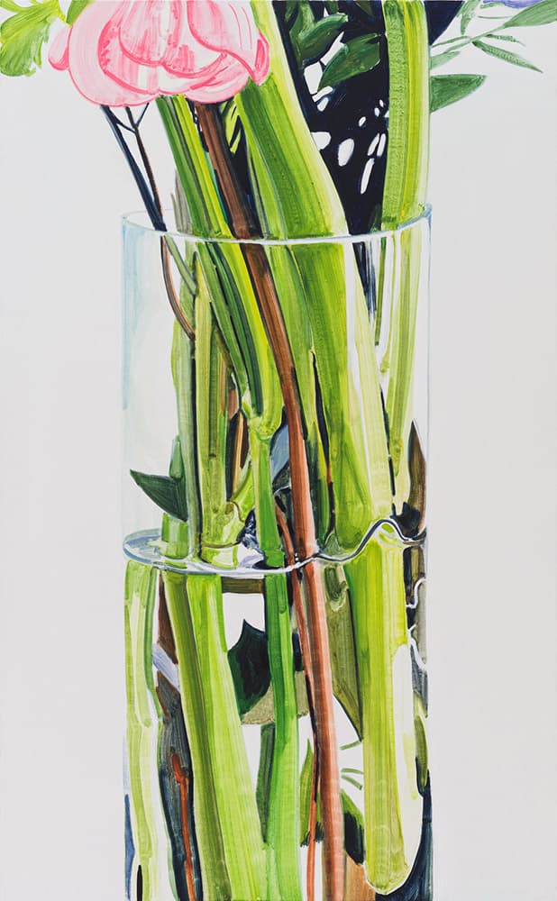 Yiji Jeong 정이지  Here 여기  2022  Oil on canvas  130.3 x 80.3 cm