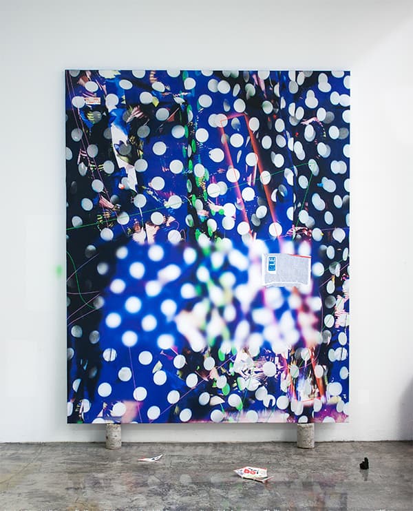 이제영, Motherboard, 162*130cm, mixed media on canvas, 2018