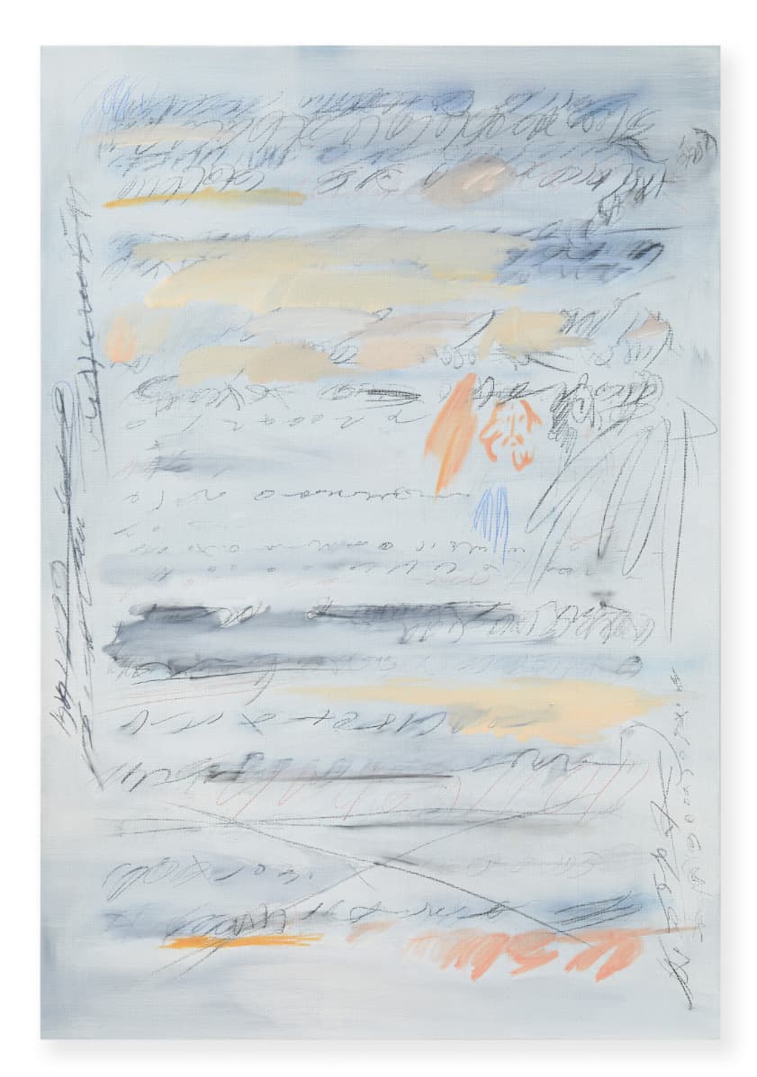 김수민, My Artist-statement and Picasso, 130.3 x 89.4 cm, oil, pencil, colored pencil and air spray, 2019
