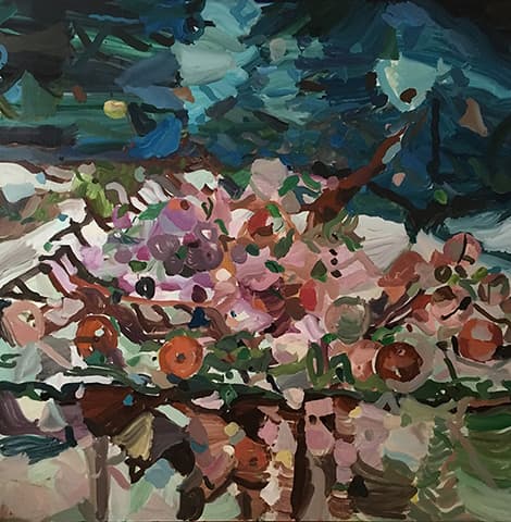 김혜나_La rondine_160x160cm_oil on canvas_2017