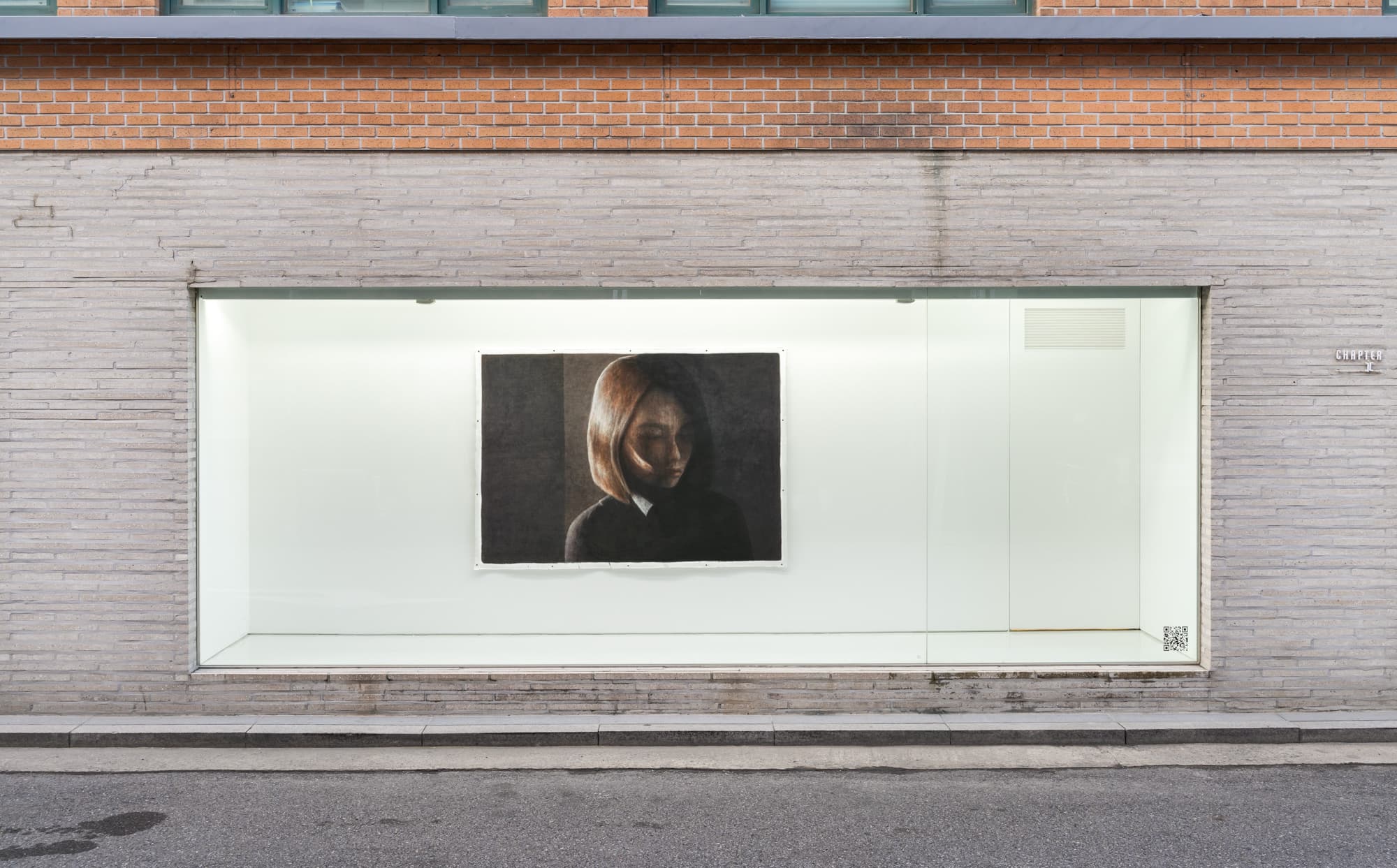 양유연, 그늘진 나 자신을, 2019, 종이에 아크릴릭, 150x210cm