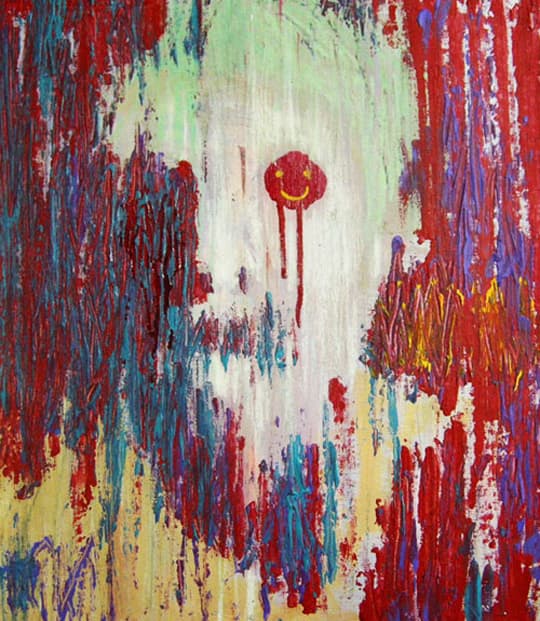 김은선_Untitled-3_캔버스위에 아크릴, 크레파스_32×24cm_2009