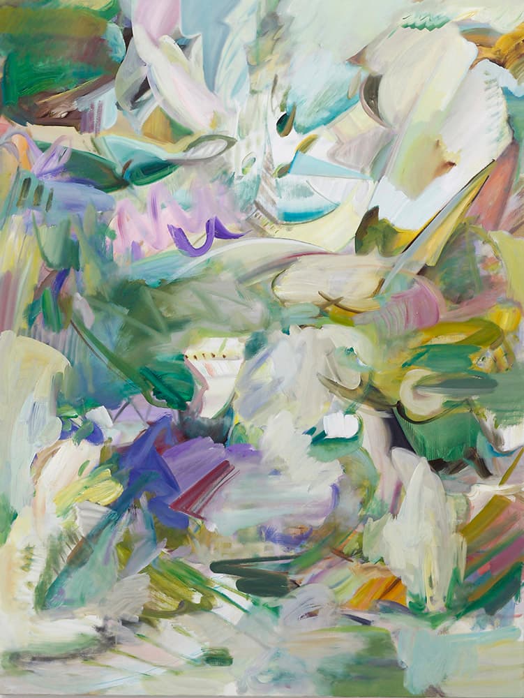 안상훈, 햇볕과 바람을 맞으며 빨래를 널었다, 2019, mixed media on canvas, 130x97cm