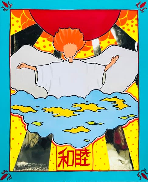 조미예, <팔소신_화목>, Mixed media, 35x50cm, 2018