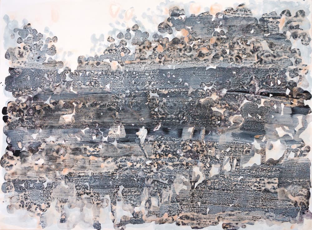 김지현, Passing, acrylic on paper, 56x75cm, 2014