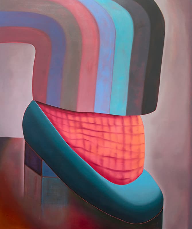 샐리 킨드버그_Miss Infrastructure_oil on canvas_200x240cm_2020