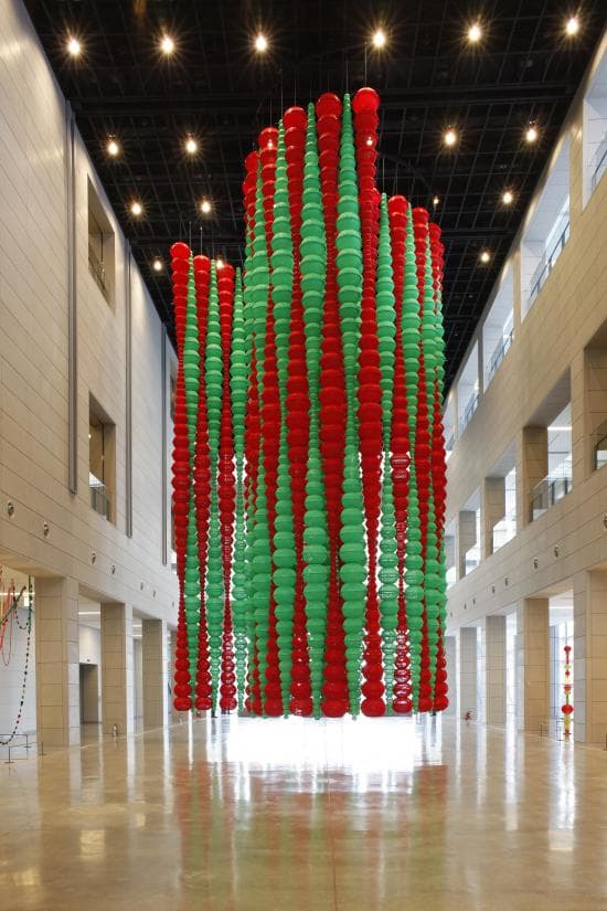 최정화, 카발라, 2013, plastic baskets, steel frame, variable installation, 16m