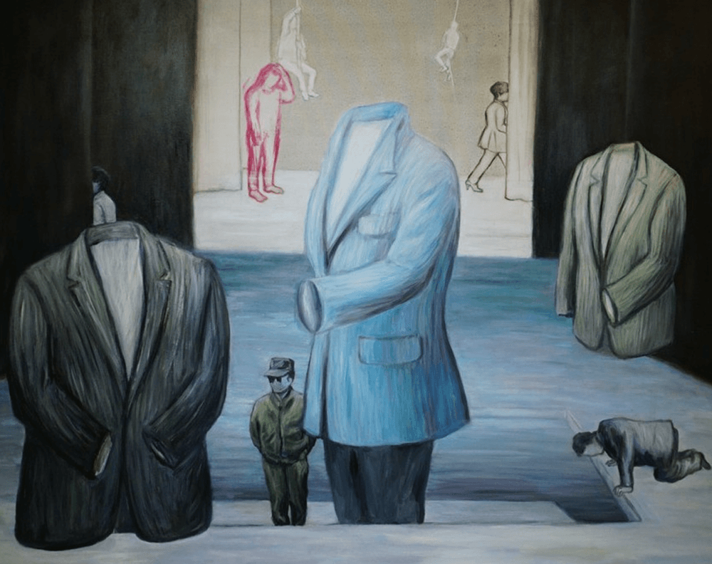 노원희, 출몰무대 Haunted Stage 2017, 캔버스에 유채 Oil on Canvas 130×162cm