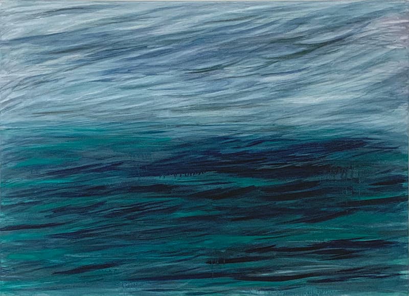 김지현, <돌아오는 바다> oil on canvas 100x72.7cm 2020