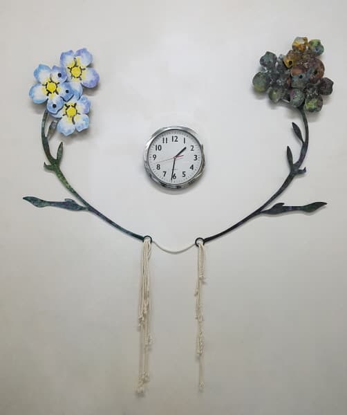조영범 <나를 잊지 말아요>, 철, 1190mm*50mm*1600mm, 2016