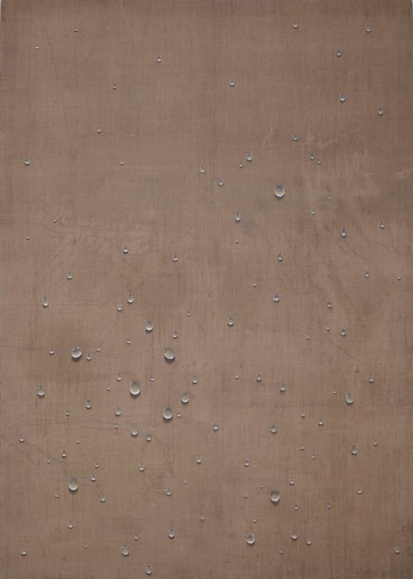 김창열,물방울 Water Drop, 1972, Oil on canvas, 195x130cm