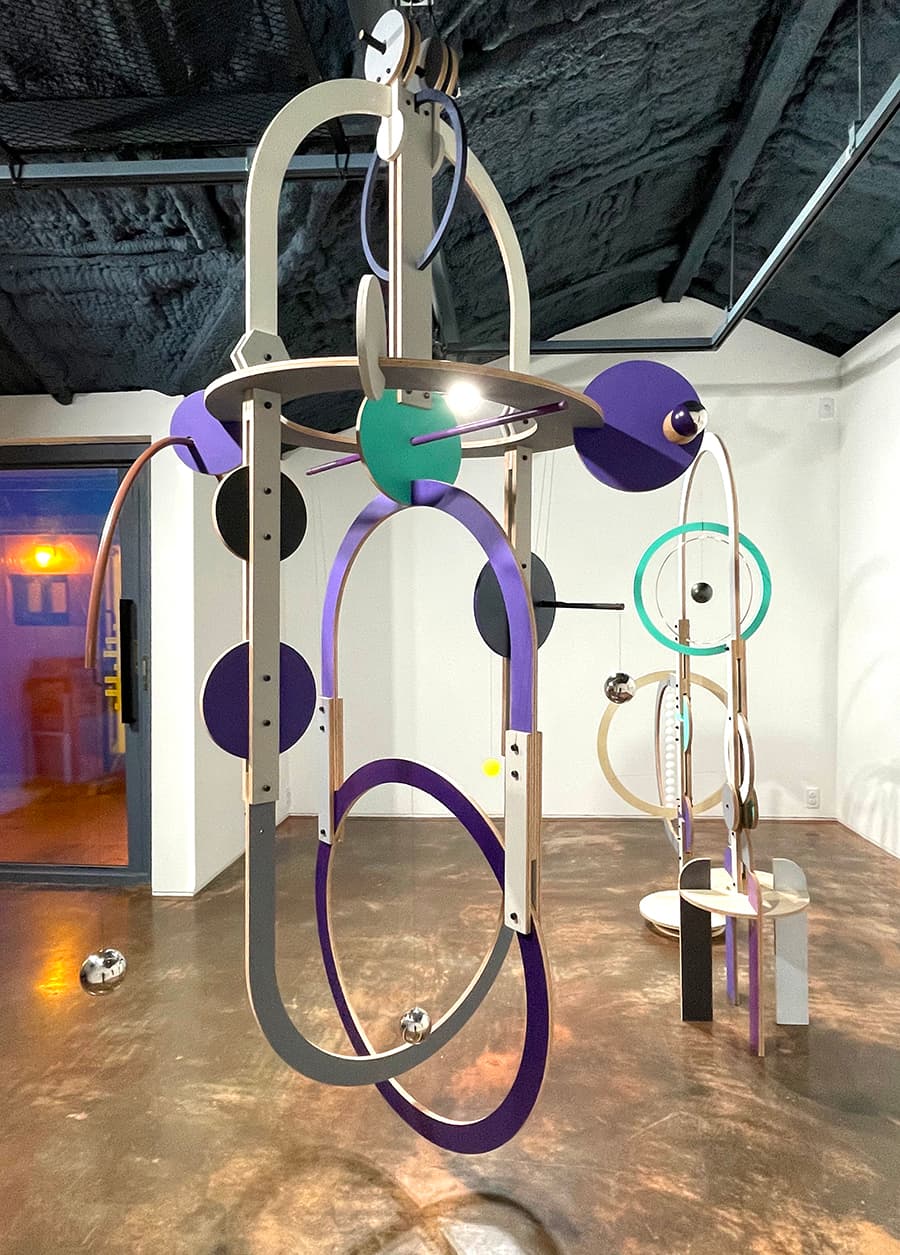 Being connected_메탈, 실, 목재 등_가변설치_2020