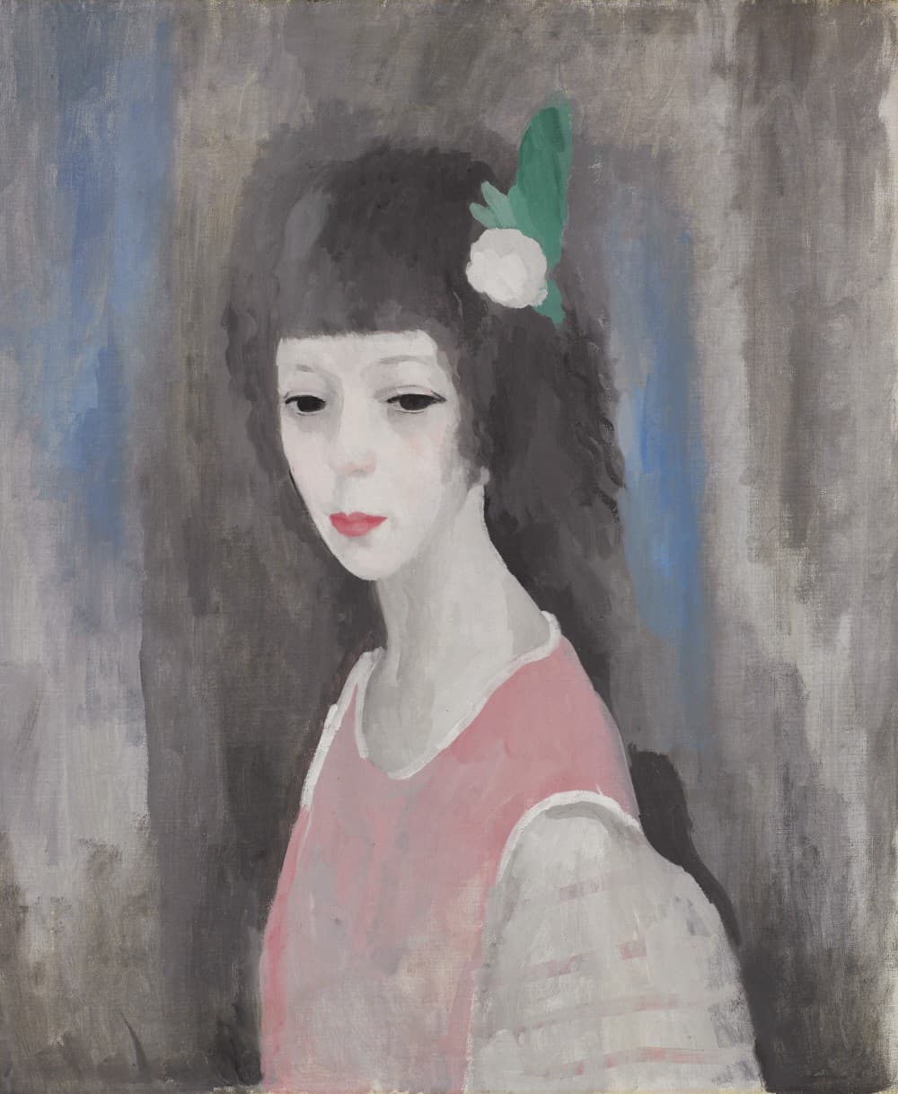 Mon portrait  1924/Oil on canvas/65cmx54cm Musée Marie Laurencin