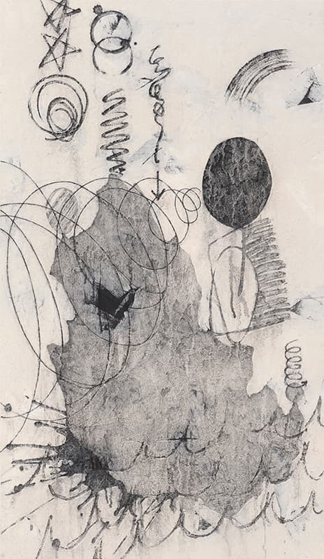 이재훈, 조원술(造園術) 연습(Gardening practice), 2020, 벽화기법(장지, 석회, 먹, 목탄, 목탄가루, 아교, 수간채색), 78×118cm