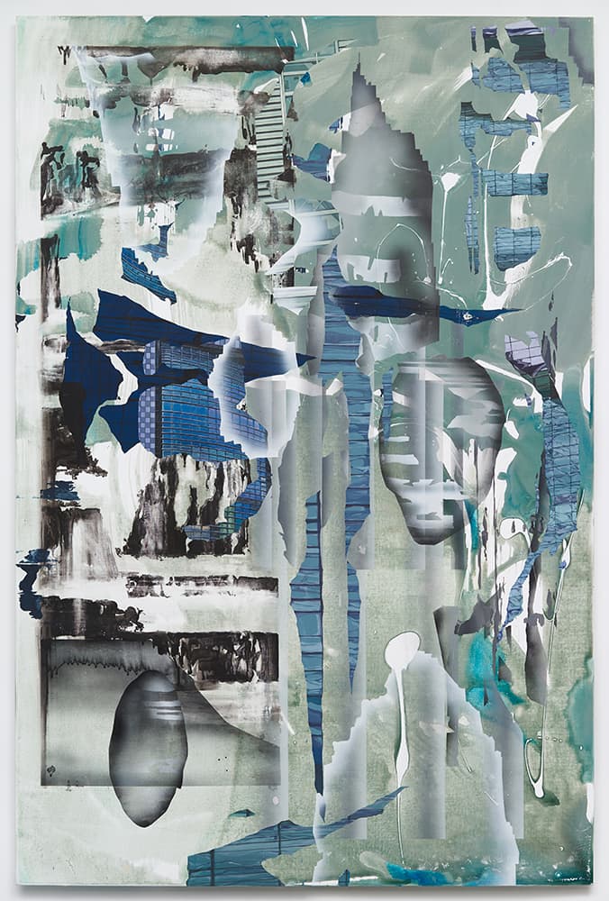 Cross Processing, acrylic on canvas, 165×110㎝, 2021