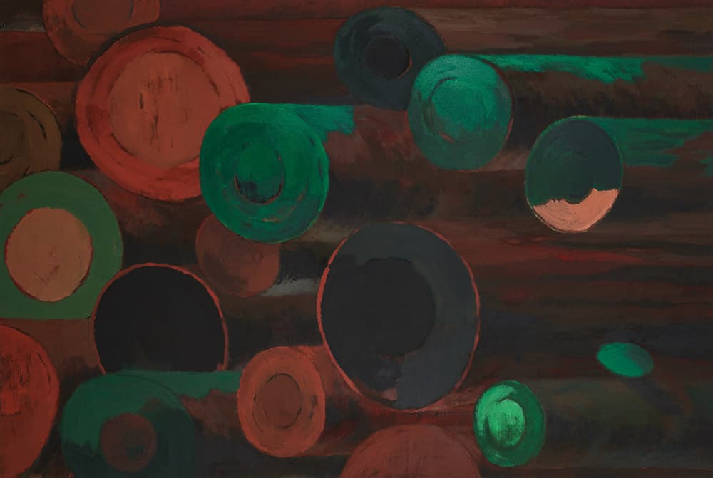 문규화_단합, 2020, Acrylic on linen, 193.9x112.1cm