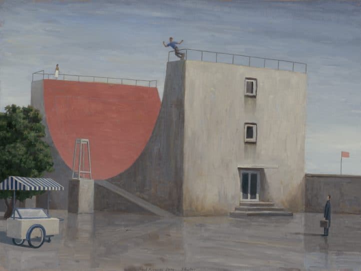 Skater 2016 oil-canvas 60×80