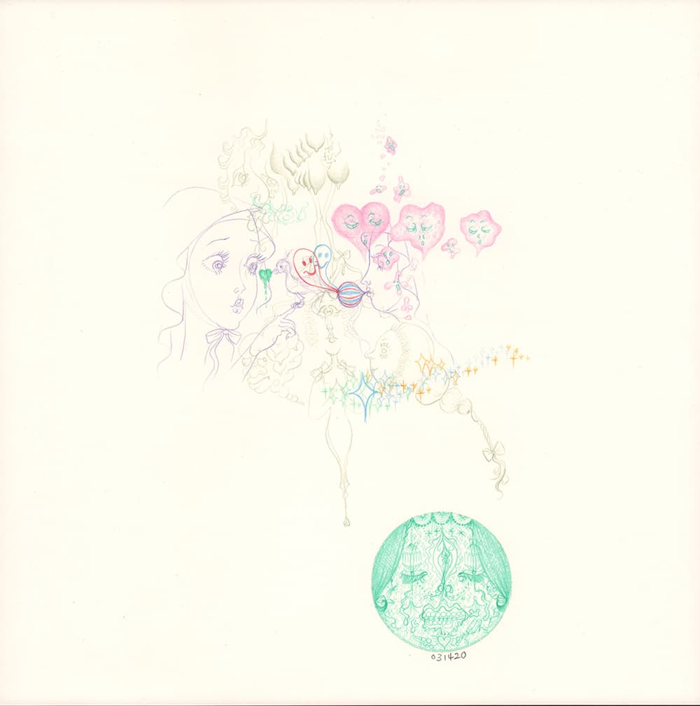 이수경, Daily Drawing 031420, 30 x 30cm, 2020