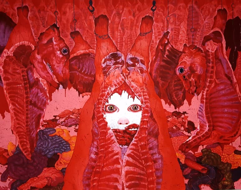 성병희, 유폐[confinment]_.acryl on canvas_162x131cm_2018.