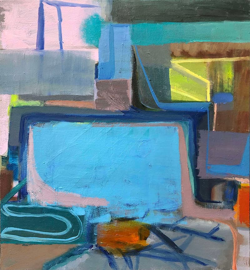 Tree, 53x48.5cm, oil on canvas, 2020