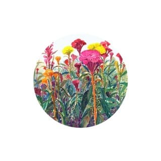 김태헌_맨드라미_30x32cm_종이에수채_2017