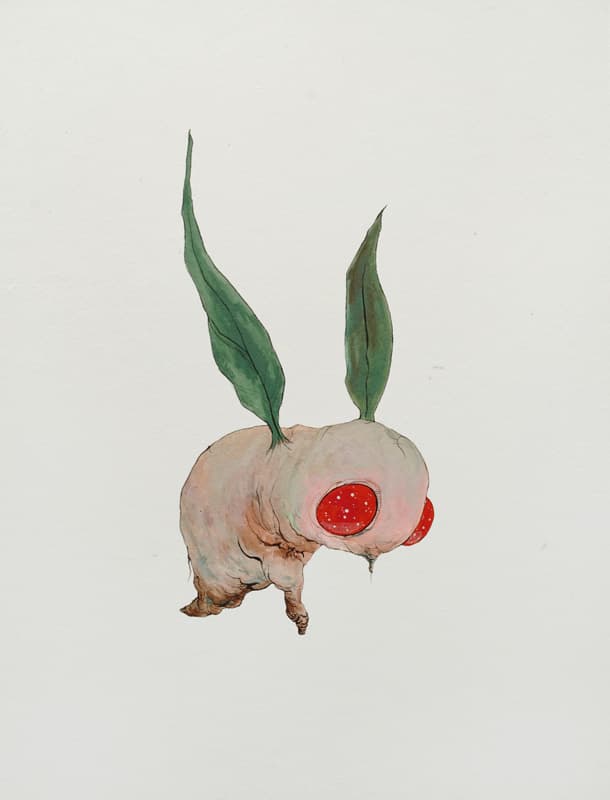 허은경, BA – 12 2016 Rice paper, acrylic 40 x 30 cm