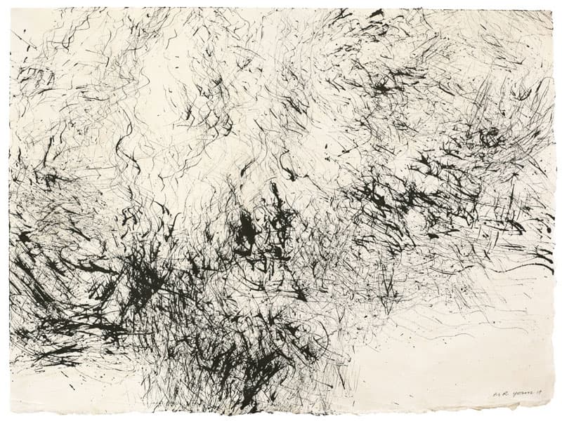 윤명로 Drawing 2015 India ink on paper 57 x 76.5 cm