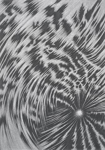 한진, 뭇-별 Underneath the Stars, 49.7x34.7cm, pencil on cotton paper, 2018