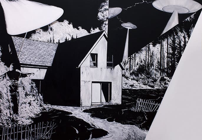 허우중, 빈 집, 2014, 캔버스에 유화, 114x162cm