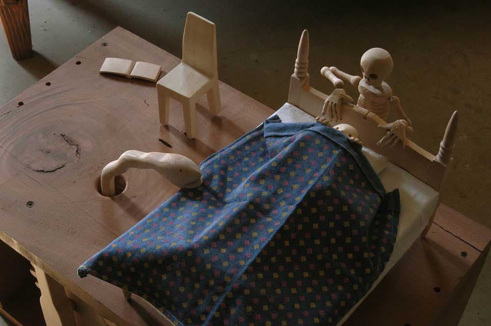 악몽, 단풍나무, 60x47x56cm, 2009