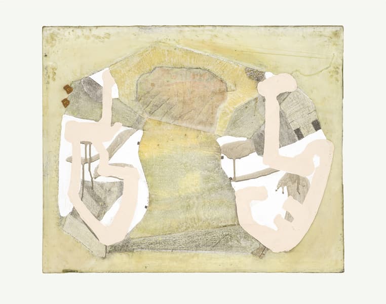 임충섭 무제 - 자웅 1981 Acrylic, U.V.L.S gel and wax on canvas 58 x 71.5 cm
