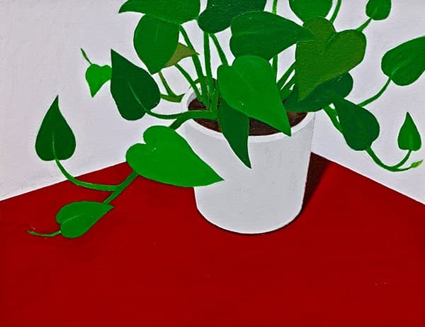 성라미, 화분 40.9x31.8cm acrylic on canvas 2014