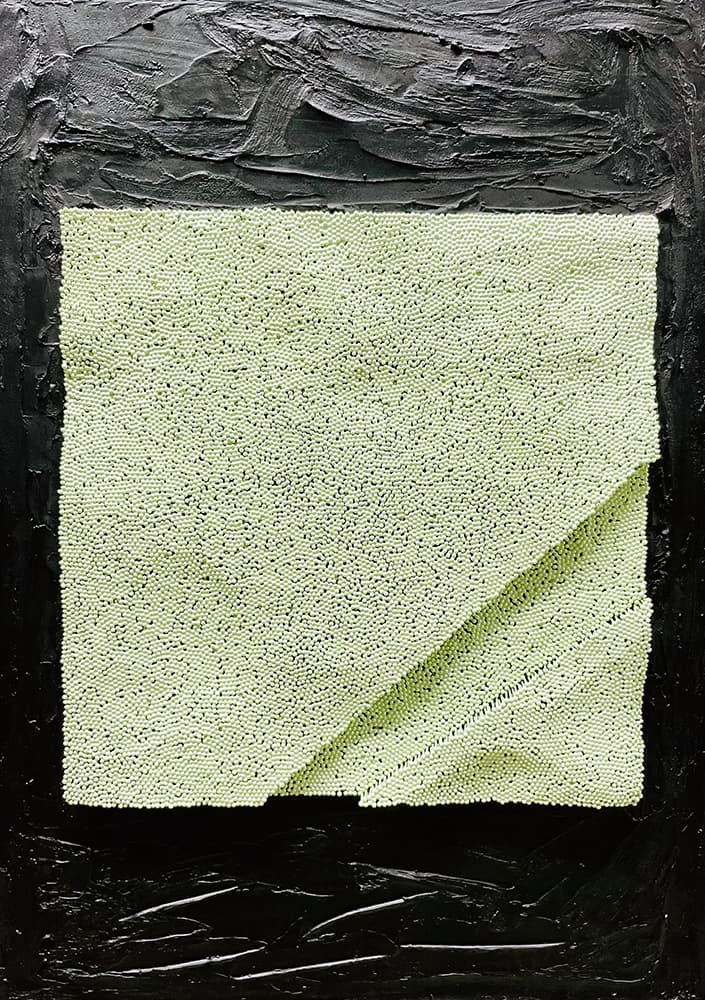 지용, Hope9000, pin on canvas, 290x410x50mm, 2020