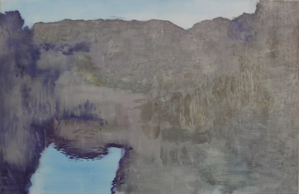 신승재, Surface study-Marnay sur seine, 100 x 60 cm, 면에 유채, 2011 Seung Jae Shin, Surface study-Marnay sur seine, 100 x 60 cm, oil on cotton, 2011