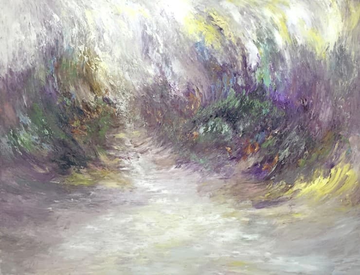 양경선, The Wind Grove 2, acrylic on canvas, 150x194cm, 2016