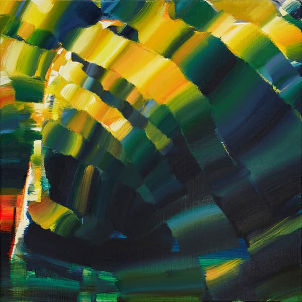 최윤희, 동시흐름  oil on canvas  45.5×45.5㎝  2019