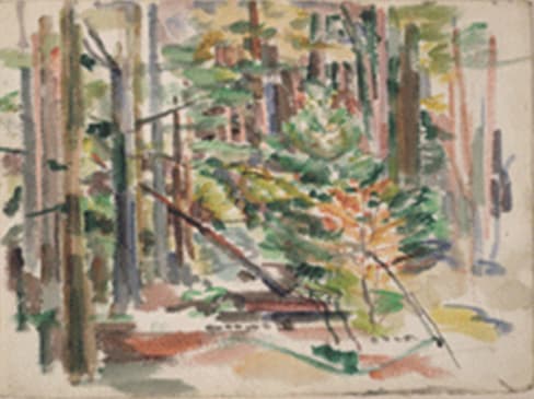 무제(풍경) 1920년대 후반/1930년대 초반, 종이에 수채, 28.9 X 39.2cm  National Gallery of Art, Washington, Gift of The Mark Rothko Foundation,Inc.