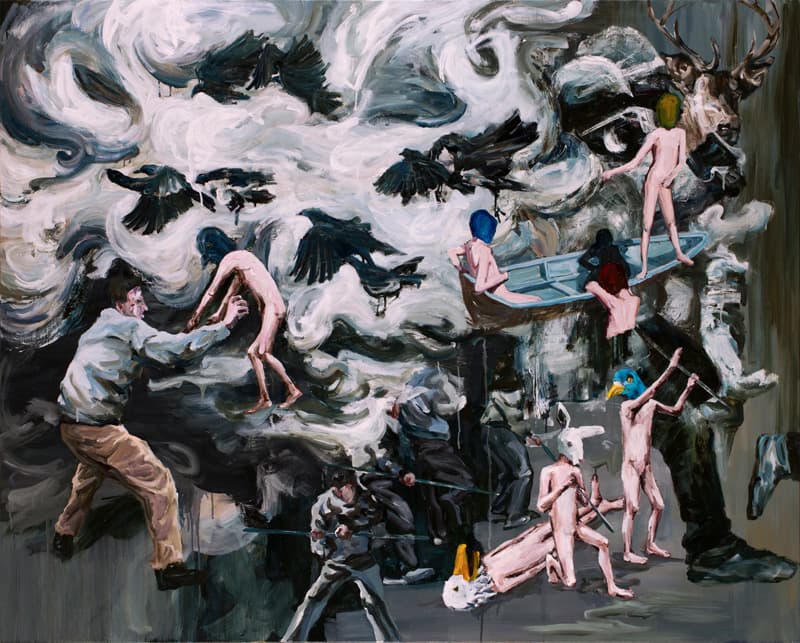 전혜림, NArcadia  oil on canvas  130×161.5㎝  2016-2017